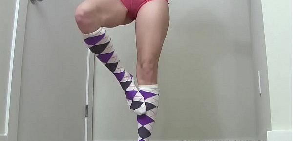  Grab your cock and jerk it to my knee high socks JOI
